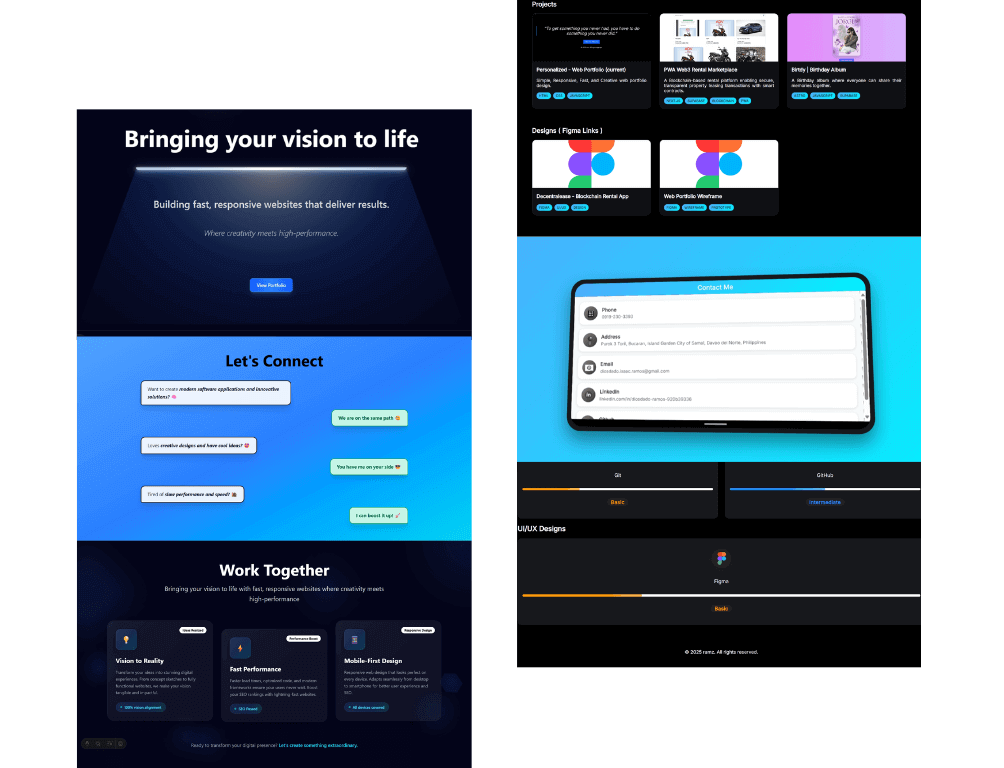 Web Development Portfolio - Modern websites and applications showcase